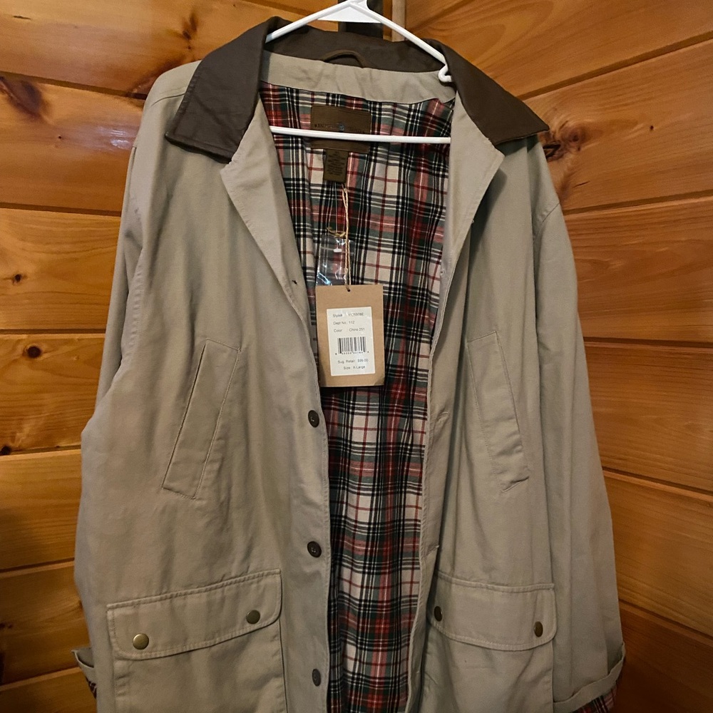 Men’s NWT duck head walking coat size xl